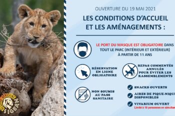 19 mai 2021 : réouverture de la Réserve Africaine de Sigean