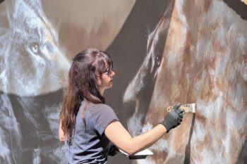 Retour en photos sur l&#8217;inauguration de la première œuvre de Sandrot